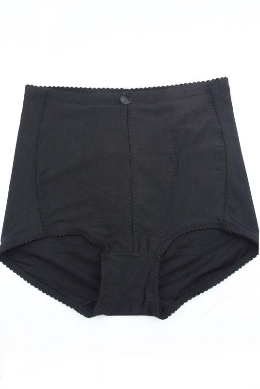 Plus Size Black Medium Control High Waisted Full Briefs | Yours Clothing 4