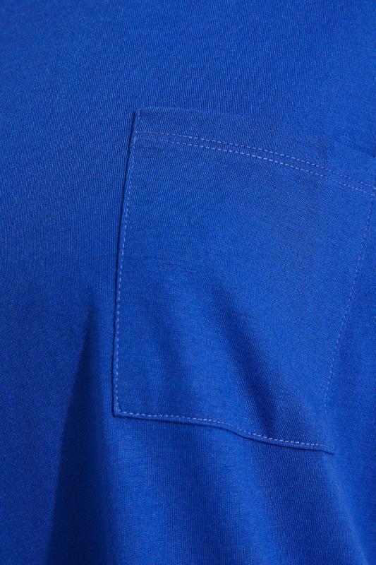 Petite Cobalt Blue Short Sleeve Pocket T-Shirt 5