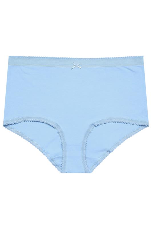 YOURSET 5 PACK Plus Size Blue Seaside Full Briefs | Yours Clothing 8