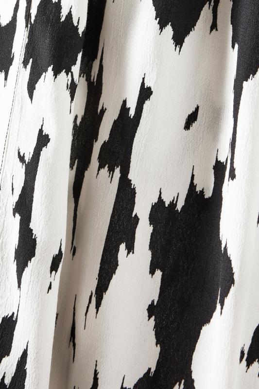EVANS Plus Size Black Abstract Print Kimono | Evans 8