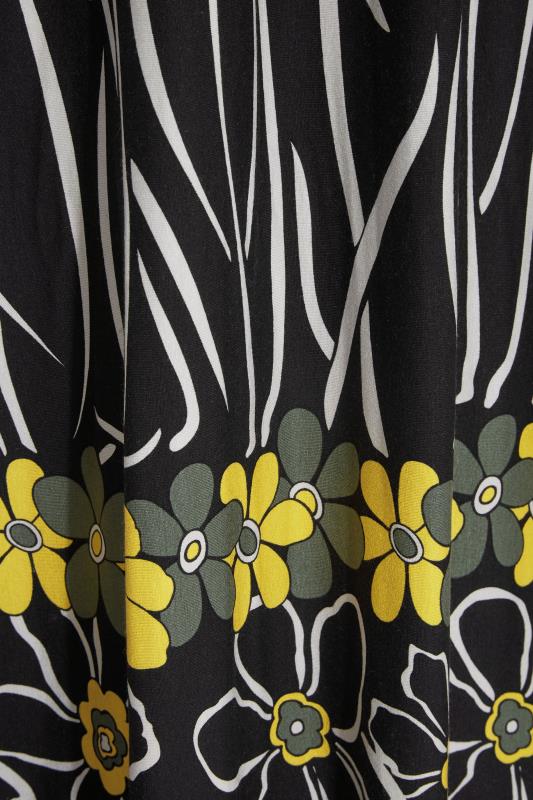 LTS Tall Women's Black Floral Print Maxi Dress | Long Tall Sally 4