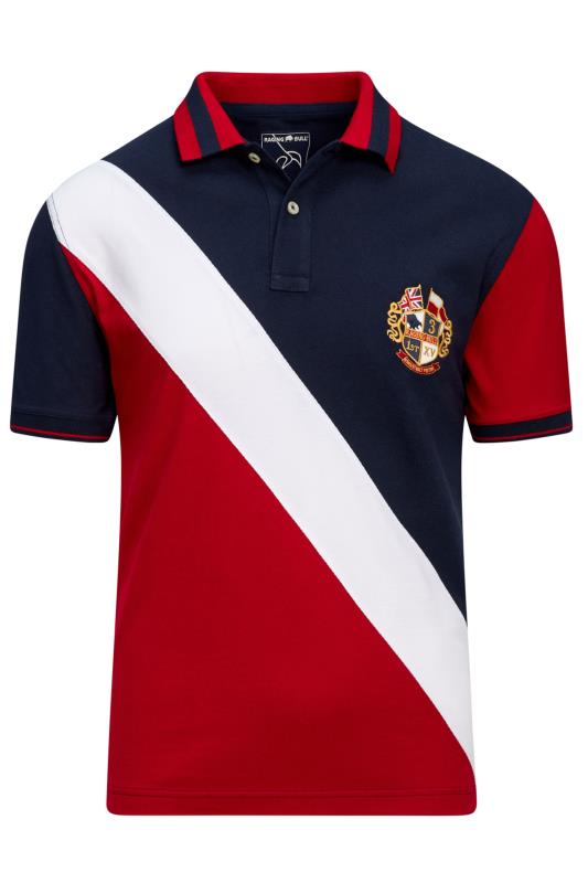 RAGING BULL Big & Tall Red Cut & Sew Polo Shirt 2