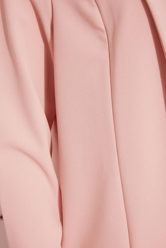 LTS Tall Women's Blush Pink Scuba Longline Blazer | Long Tall Sally  5