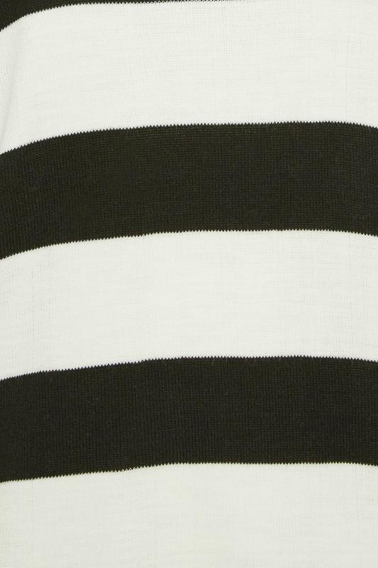 YOURS Plus Size Curve White Stripe Jumper | Yours Clothing  4