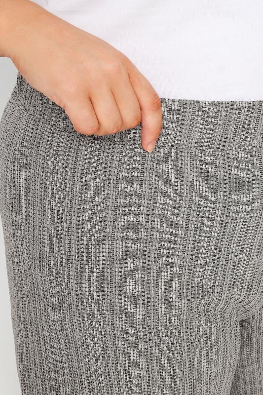 YOURS Plus Size Grey Wide Leg Trousers | Yours Clothing 4