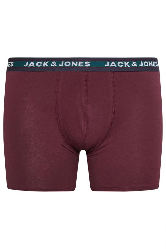 JACK & JONES Big & Tall Green & Grey 5 Pack Trunks | BadRhino 7