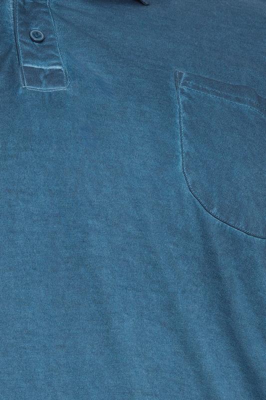 BadRhino Blue Washed Polo Shirt | BadRhino 5