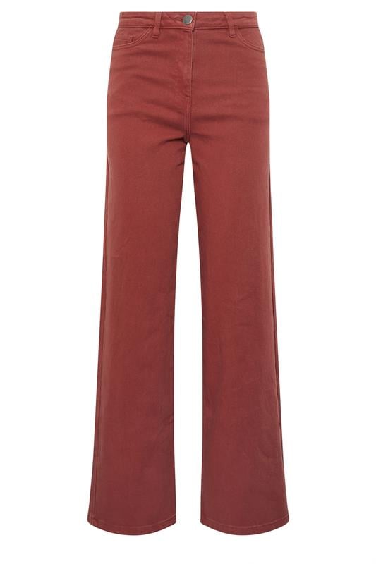 LTS Tall Women's Rust Orange Wide Leg Jeans | Long Tall Sally 6