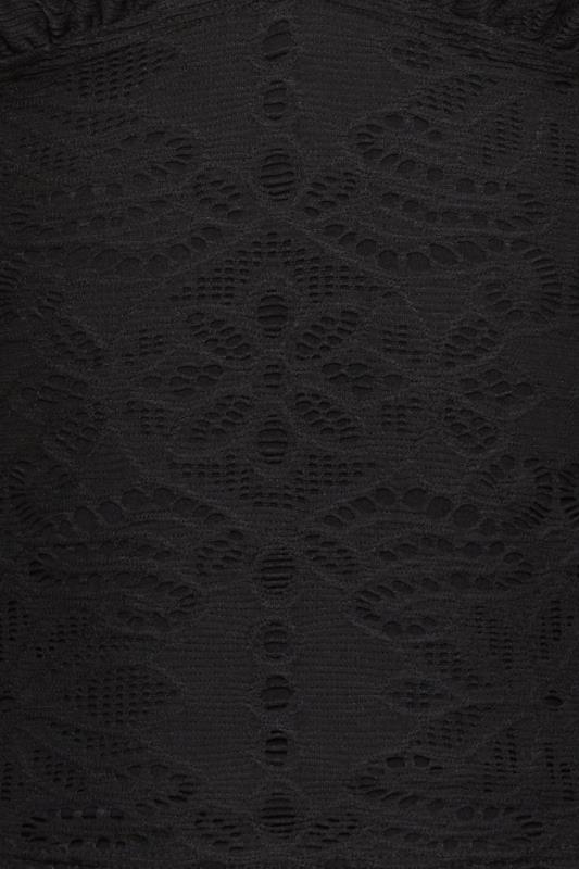 Petite Black Crochet Tankini | PixieGirl 5
