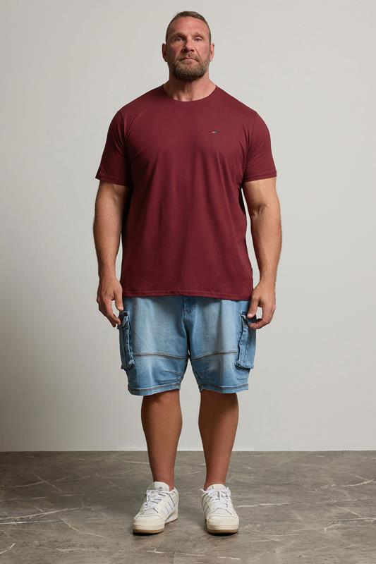 BadRhino Big & Tall Windsor Wine Red Extra Long Core T-Shirt | BadRhino 1