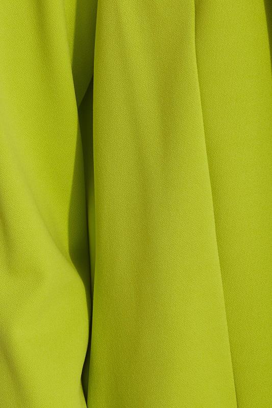 LTS Tall Lime Green Scuba Longline Blazer 5