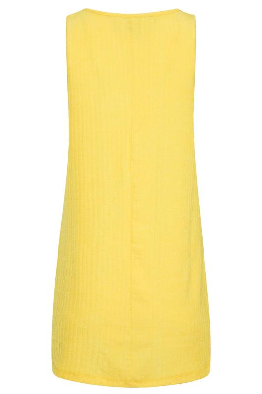 LTS Tall Yellow Cut Out Strap Vest Top 7