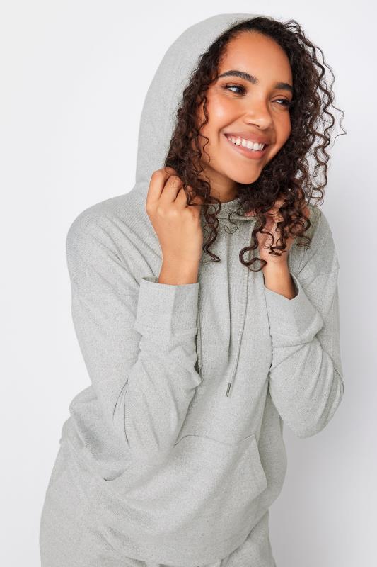 M&Co Grey Marl Soft Touch Lounge Hoodie | M&Co 4