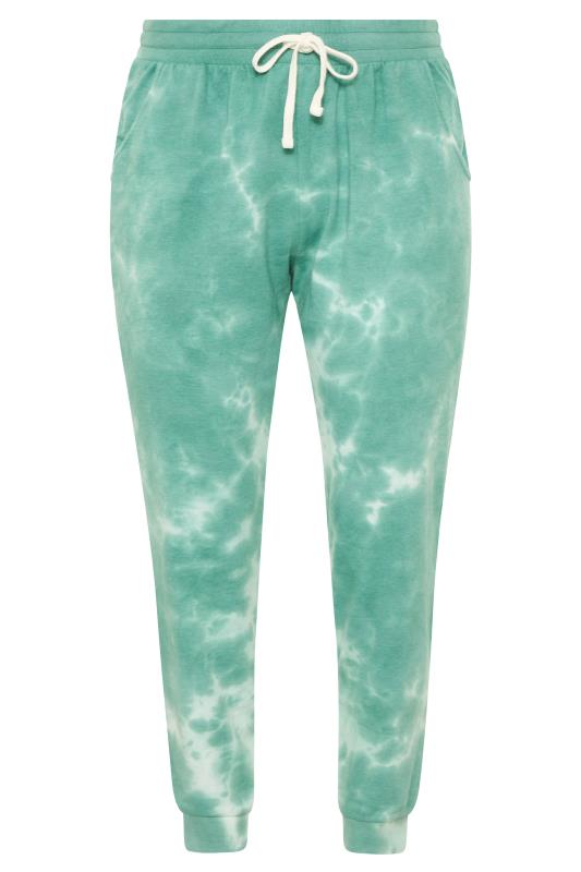 Green Tie Dye Joggers | Yours Clothing
