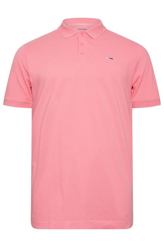 BadRhino Big & Tall 3 PACK Blue/Pink/Teal Polo Shirts | BadRhino 5