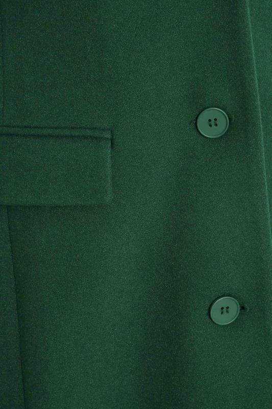 LTS Tall Dark Green Long Formal Coat 5