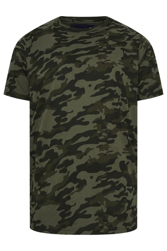 BadRhino Green Camo Print Crew Neck T-Shirt | BadRhino 4