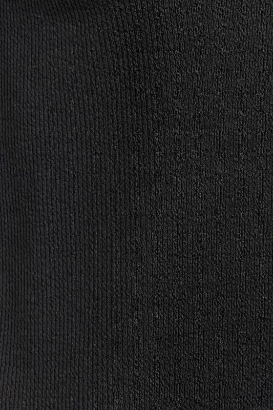 LTS Tall Black Collared Short Sleeve Polo Shirt 6