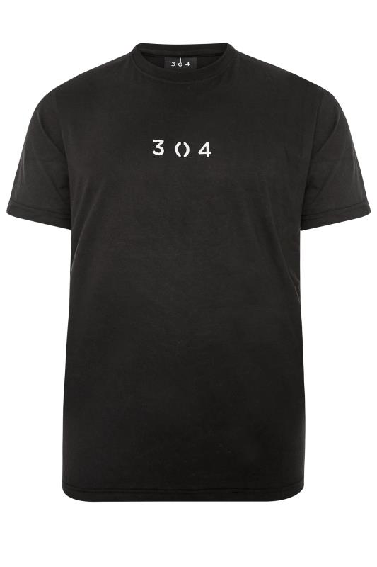 304 CLOTHING Big & Tall Black Core T-Shirt 2