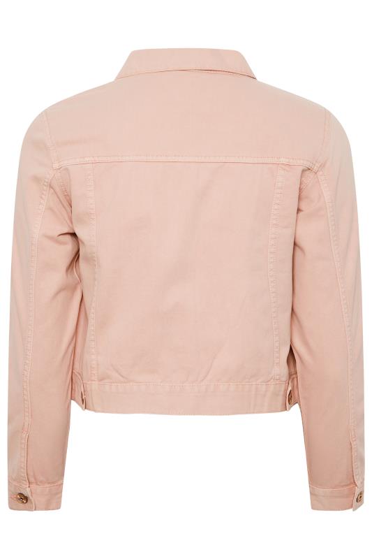 YOURS Plus Size Pink Denim Jacket | Yours Clothing 7