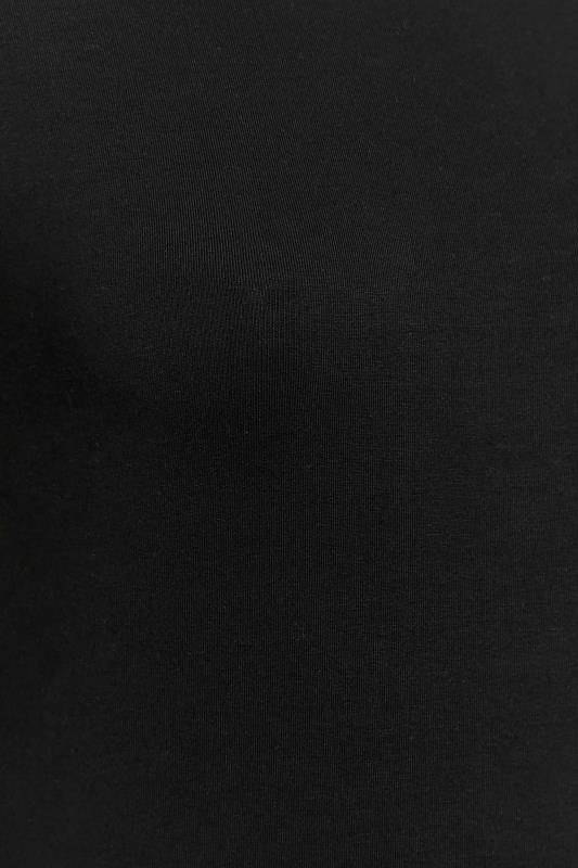 Curve Black Short Sleeve Bodysuit 6