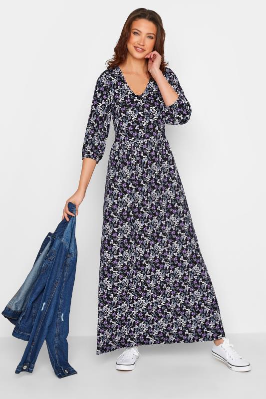 Tall Women's Purple Floral Maxi Dress | Long Tall Sally  3
