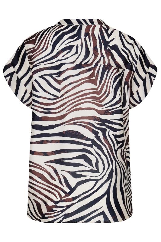 M&Co Black & White Zebra Print Shirt | M&Co 7