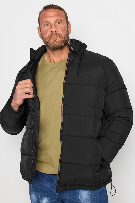 Men's  BadRhino Big & Tall Black Zip Puffer Jacket
