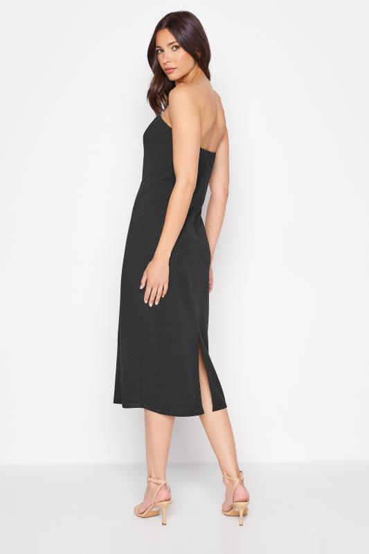 LTS Tall Women's Black Bandeau Midi Dress | Long Tall Sally 4