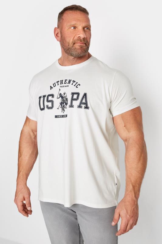 Men's  U.S. POLO ASSN. Big & Tall White Authentic T-Shirt