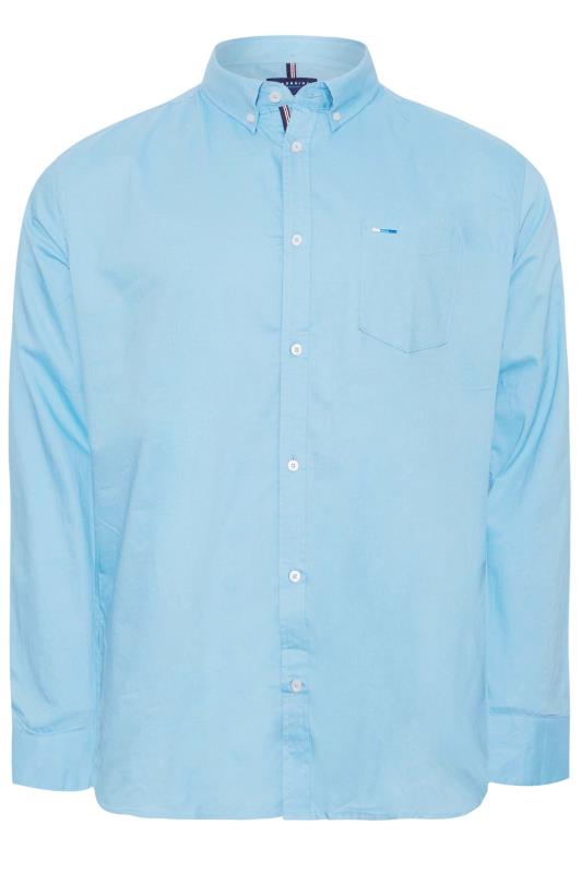 BadRhino Light Blue Essential Long Sleeve Oxford Shirt | BadRhino 3