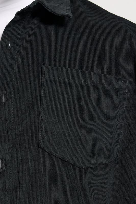 BadRhino Big & Tall Black Corduroy Overshirt | BadRhino 5
