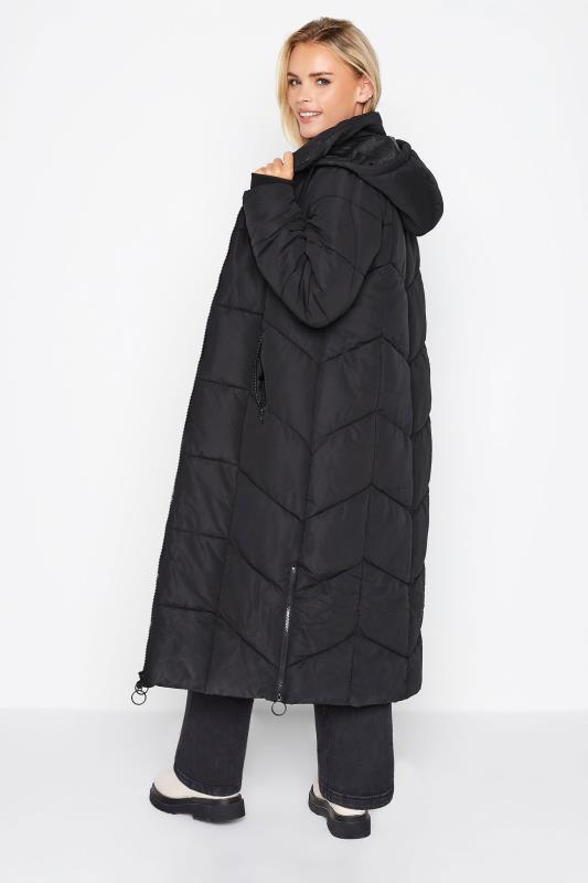 Petite Black Maxi Puffer Coat 3