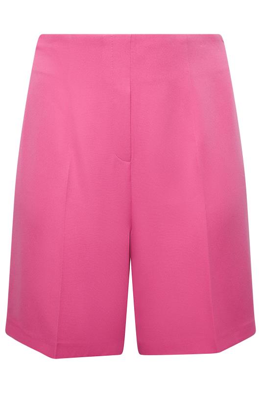 YOURS Plus Size Curve Pink Tailored Shorts | Yours Clothing  5