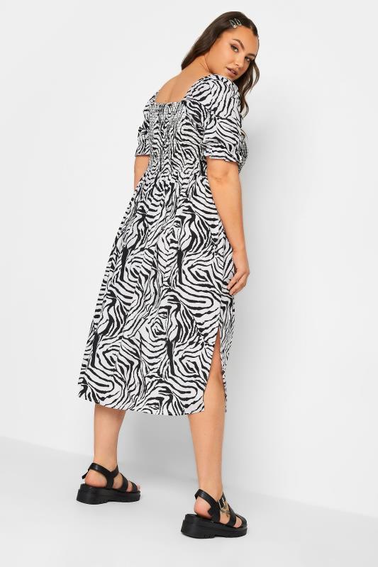 La Femme Ombre Zebra Print A-Line Evening Dress 16622 - 1 pc Black/Whi –  Couture Candy