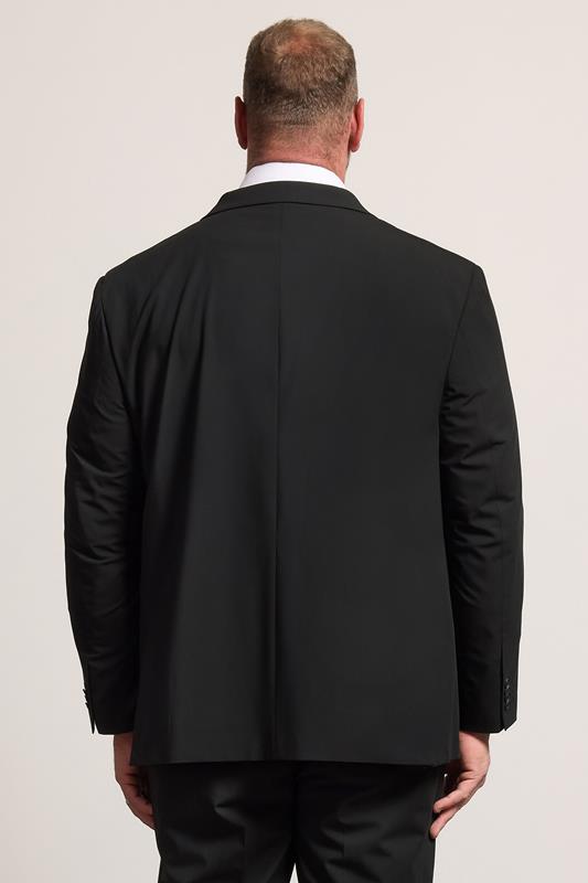 D555 Big & Tall Black Suit Jacket | BadRhino 2