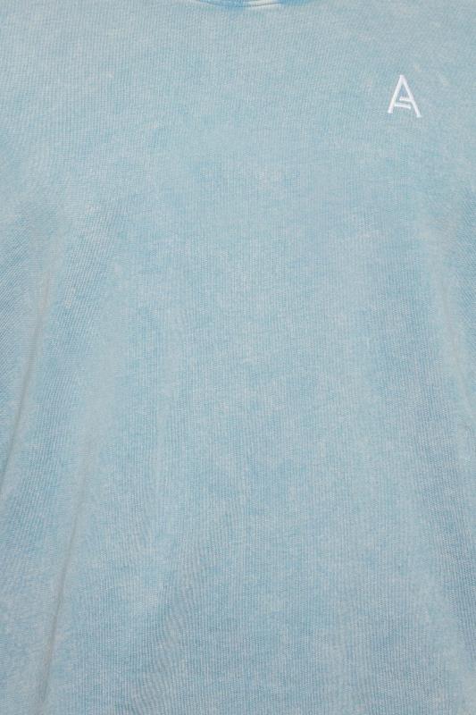 STUDIO A Big & Tall Blue Washed Sweatshirt | BadRhino 3