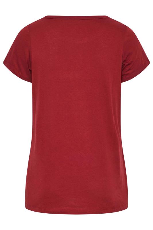 3 PACK Plus Size Red & Green T-Shirts | Yours Clothing 10