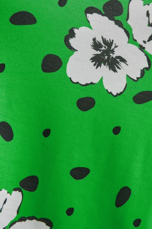 LIMITED COLLECTION Curve Green Floral Print Strap Detail Cami Top_Z.jpg