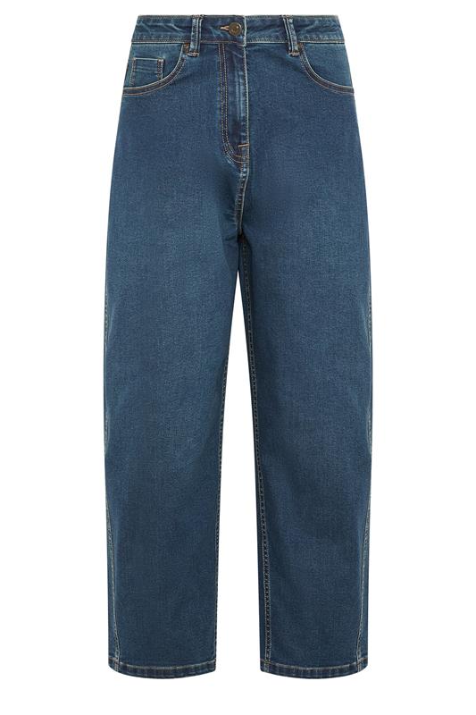 M&Co Indigo Barrel Leg Jeans | M&Co 5