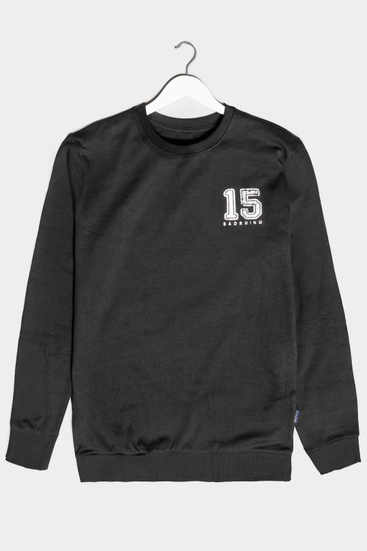 BadRhino Big & Tall Black Division 15 Sweatshirt 2