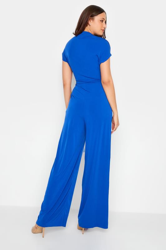 LTS Tall Women's Cobalt Blue Wrap Jumpsuit | Long Tall Sally  3