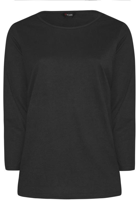 3 PACK Plus Size Black & Pink Long Sleeve T-Shirts | Yours Clothing 13