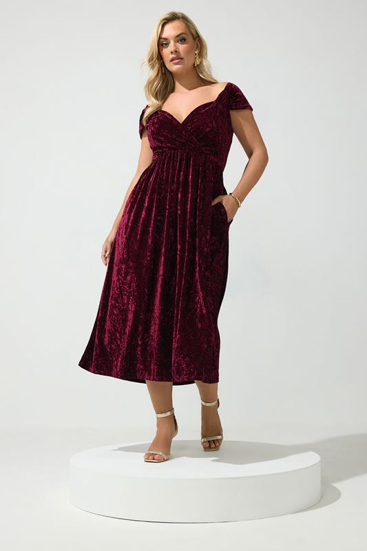 red velvet dress plus size Embroidered Midi | Formal Dresses evening party or any other occasions Velvet Dress (multiple colors available)