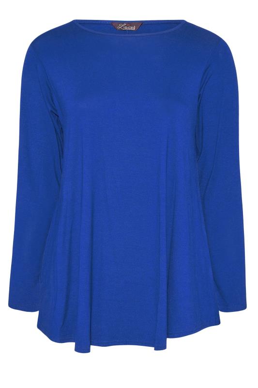 LIMITED COLLECTION Curve Royal Blue Swing Top 5