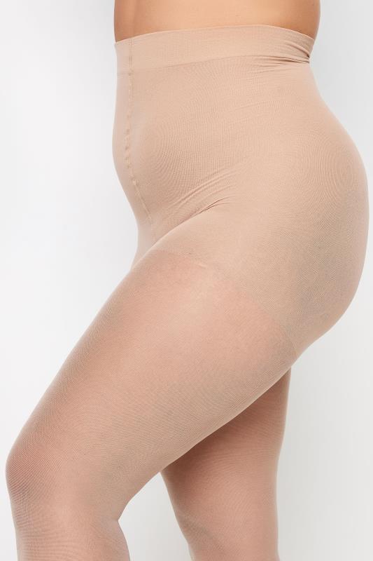 Nude Sheer Luxury 30 Denier Tights | Yours Clothing 2