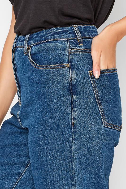 LTS Tall Women's Indigo Blue Washed UNA Mom Jeans | Long Tall Sally 3