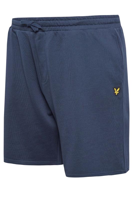LYLE & SCOTT Navy Blue Sweat Shorts | BadRhino 4