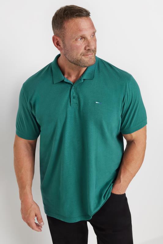 BadRhino Big & Tall Atlantic Deep Green Core Polo Shirt | BadRhino 2