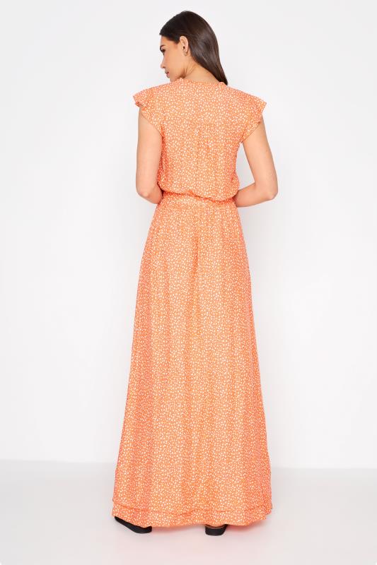LTS Tall Orange Ditsy Print Maxi Dress_C.jpg
